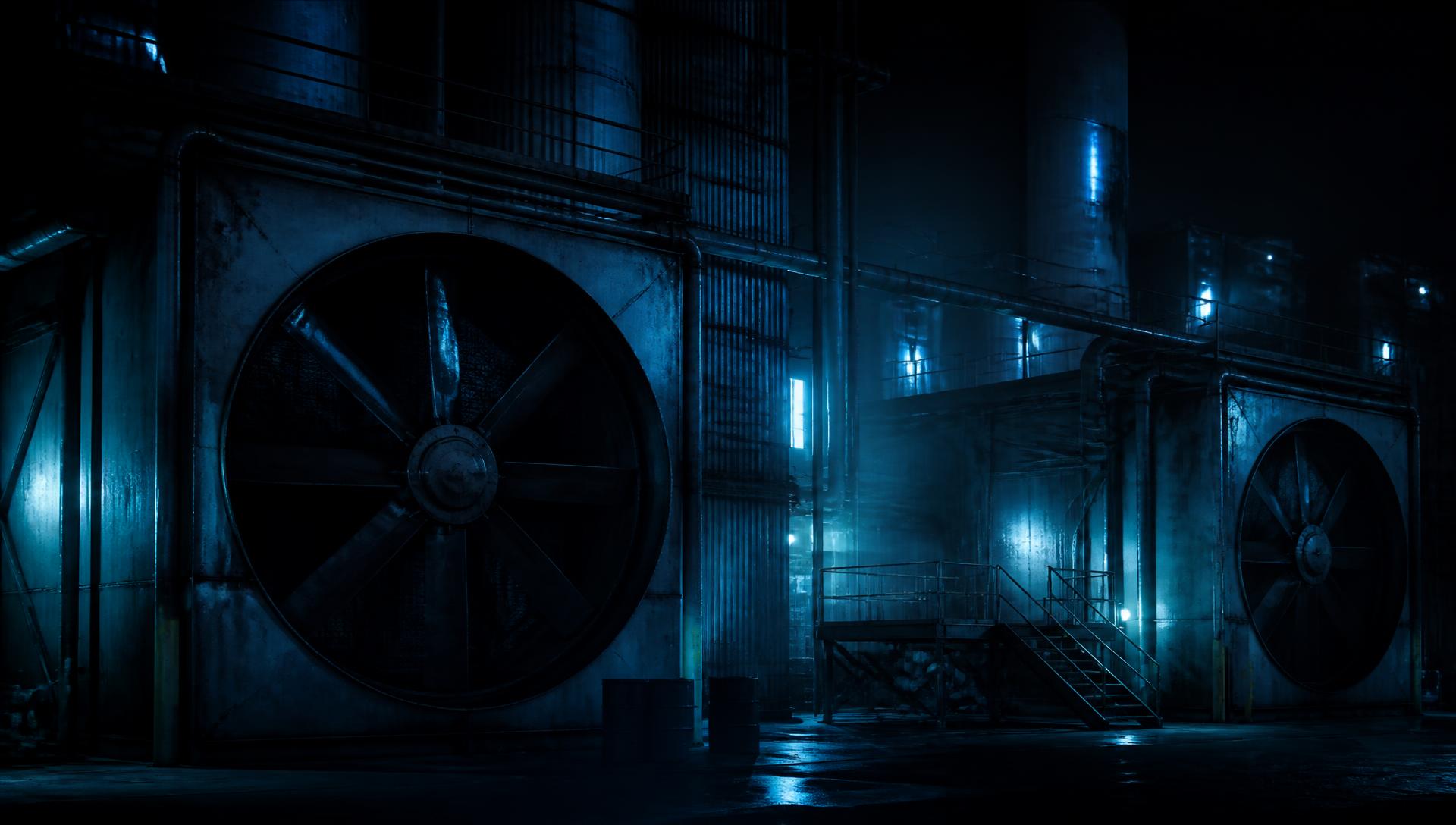 GÖZLER industrial ventilation manufacturing hall